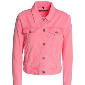 J brand pink denim jacket
